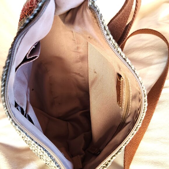 The Sak Ryder Crescent crossbody bag crochet multicolor - Picture 6 of 9